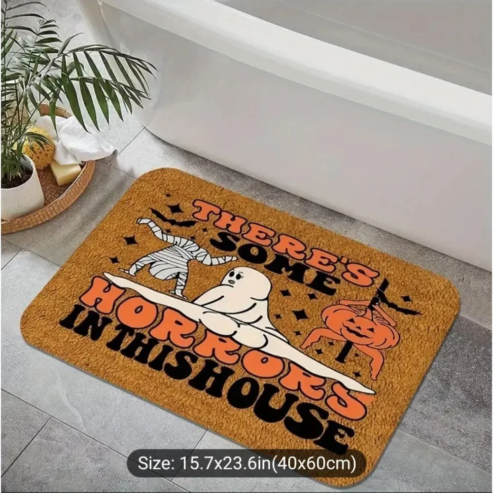 Halloween welcome mat